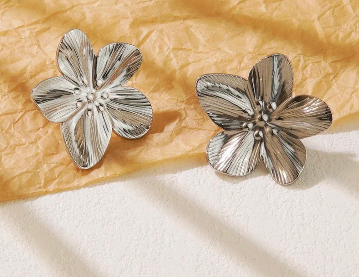 Boucles d'Oreilles Fleurs - RiMa Unique Jewelry