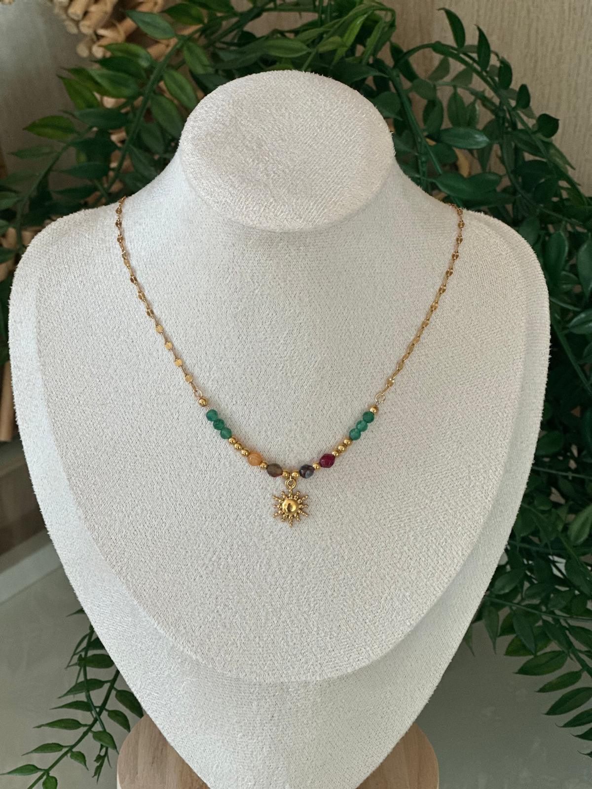 Duo Colliers Perle et Serpentin - RiMa Unique Jewelry