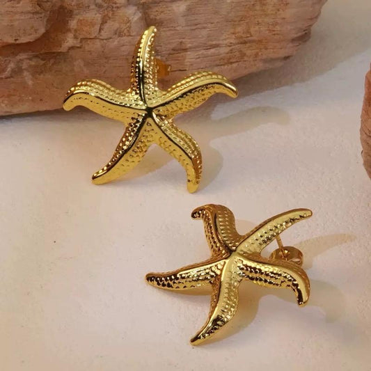 Boucle d'Oreille Etoile de Mer