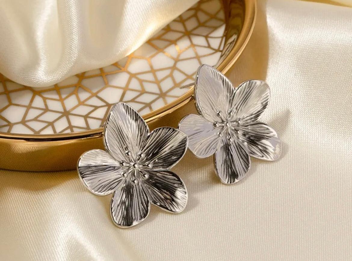 Boucles d'Oreilles Fleurs - RiMa Unique Jewelry
