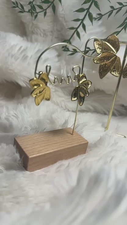 Boucles d’oreilles Feuilles